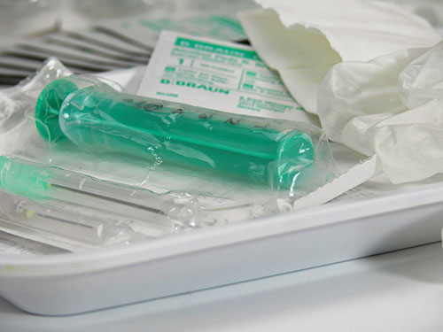 syringes in packing